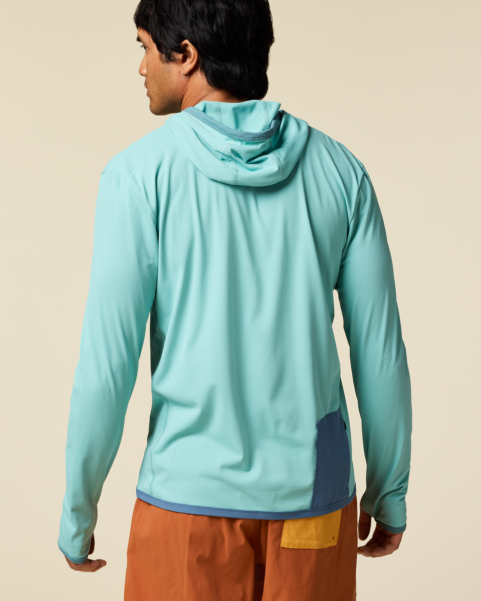 Sombra Sun Hoodie - Men's - Tide Pool - US 4700