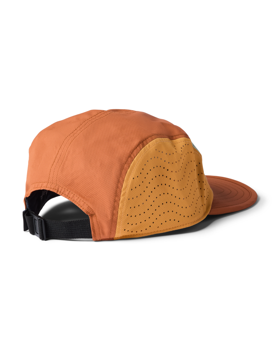 Tech Plus 5-Panel Hat - Tide Pool/Whiskey - US 8009