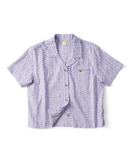 Afuera Button Up Shirt - Print - Women's - Shimmer Aster - US 3665