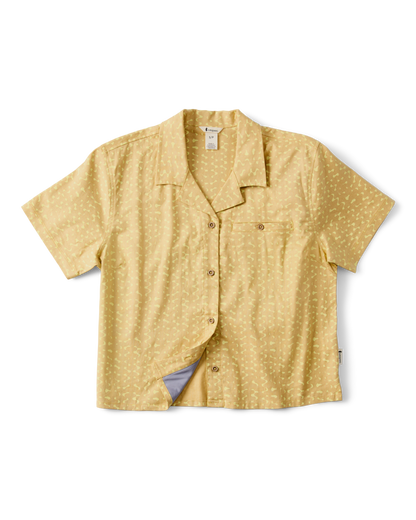 Afuera Button Up Shirt - Print - Women's - Shimmer Honeydew - US 7157