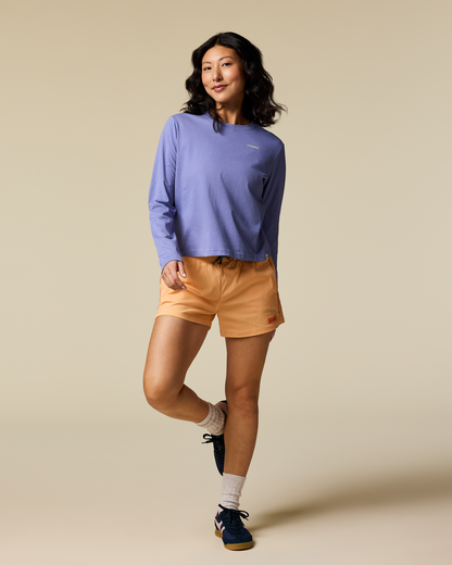 Flower Patch Long-Sleeve T-Shirt - Women's - Aster - US 9342