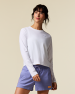 Flower Patch Long-Sleeve T-Shirt - Women's - White - US 9410