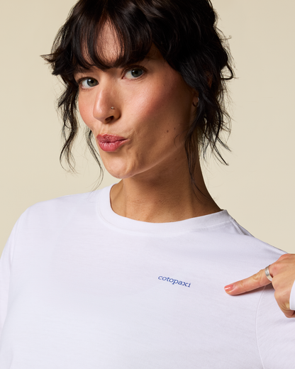 Flower Patch Long-Sleeve T-Shirt - Women's - White - US 9410