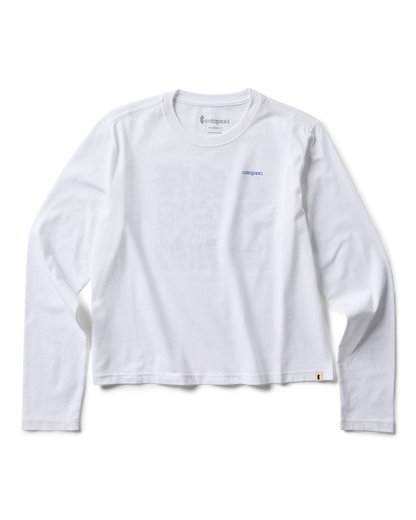 Flower Patch Long-Sleeve T-Shirt - Women's - White - US 9410