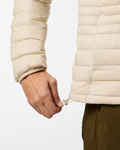Fuego Down Hooded Jacket - Women's - Cream Stripes - US 5276