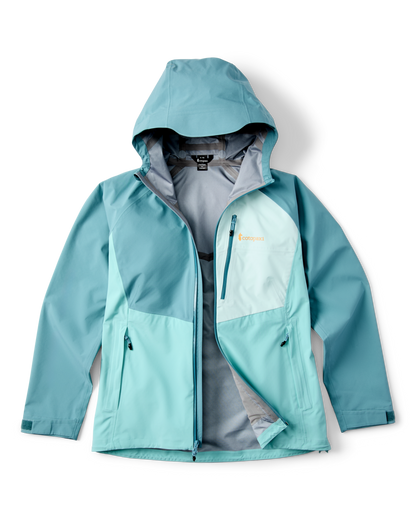 Impermeo 3L Hooded Shell Jacket - Women's - Everglade/Tide Pool - US 9889