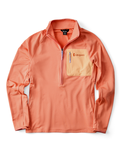 Otero Fleece Half-Zip Pullover - Women's - Grapefruit - US 5782