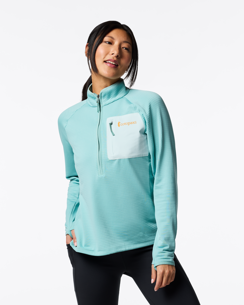 Otero Fleece Half-Zip Pullover - Women's - Tide Pool - US 1918