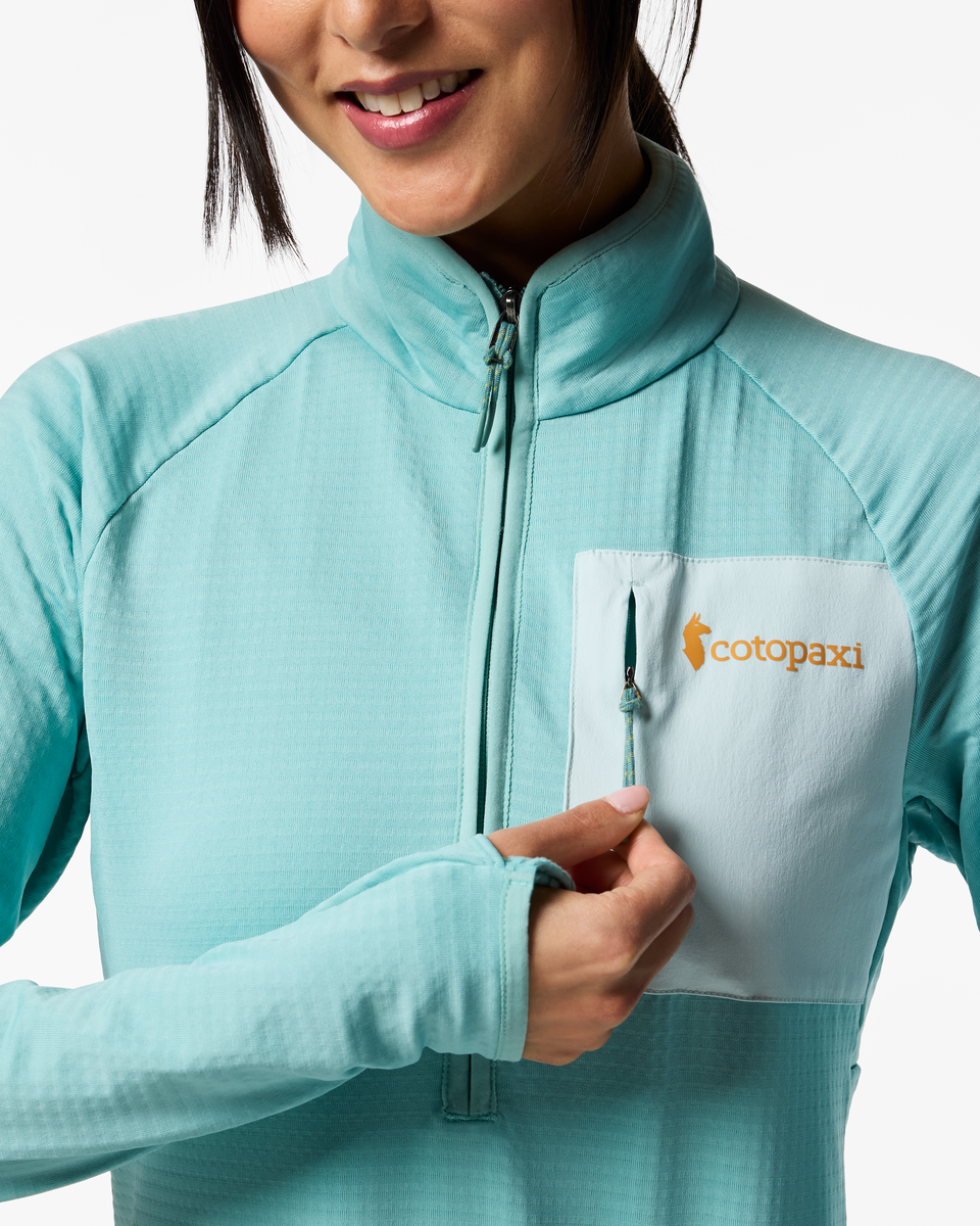 Otero Fleece Half-Zip Pullover - Women's - Tide Pool - US 1918