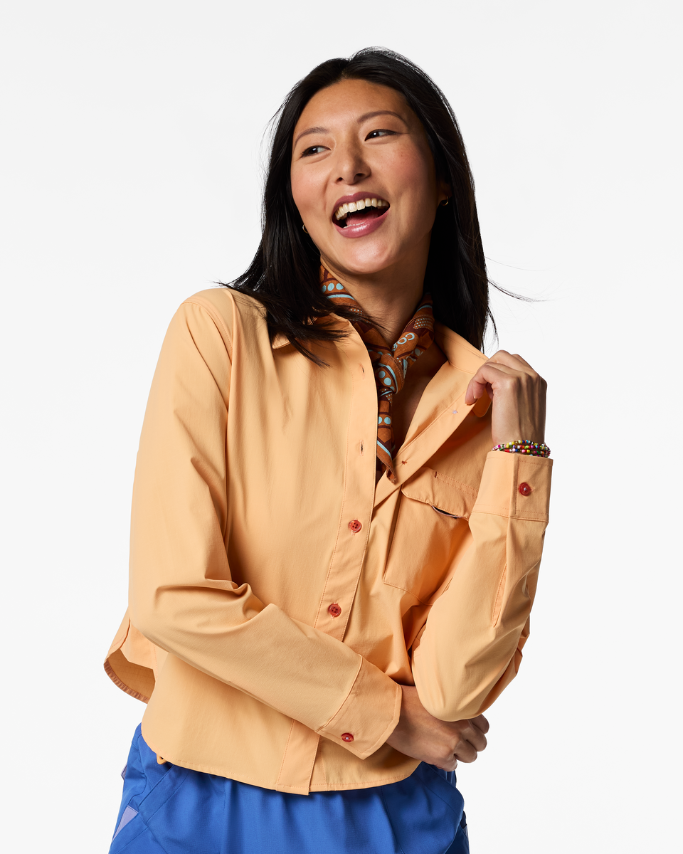 Solta Long-Sleeve Sun Shirt - Women's - Cantaloupe - US 5837