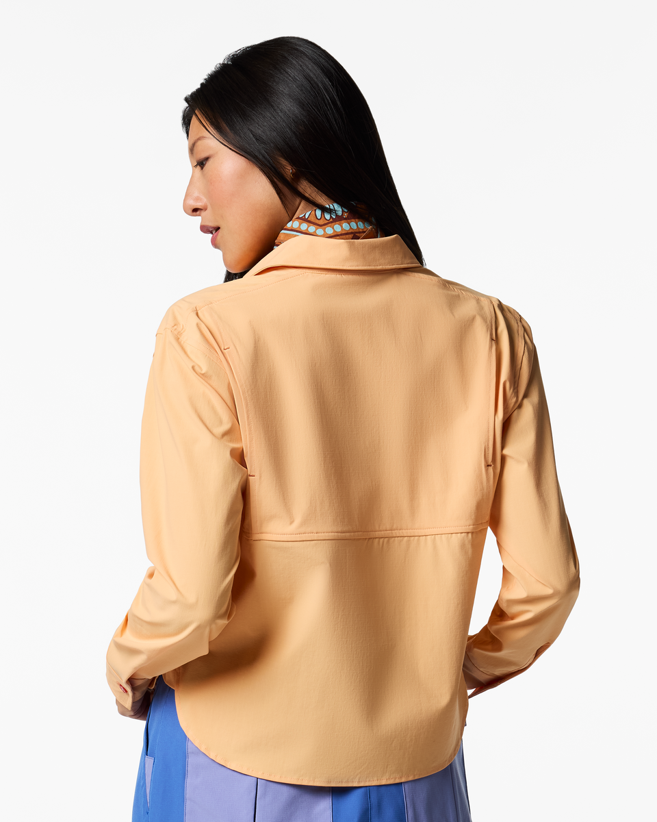Solta Long-Sleeve Sun Shirt - Women's - Cantaloupe - US 5837