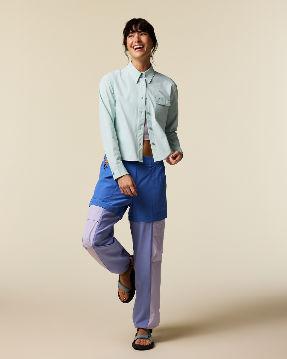 Solta Long-Sleeve Sun Shirt - Women's - Surf - US 9497