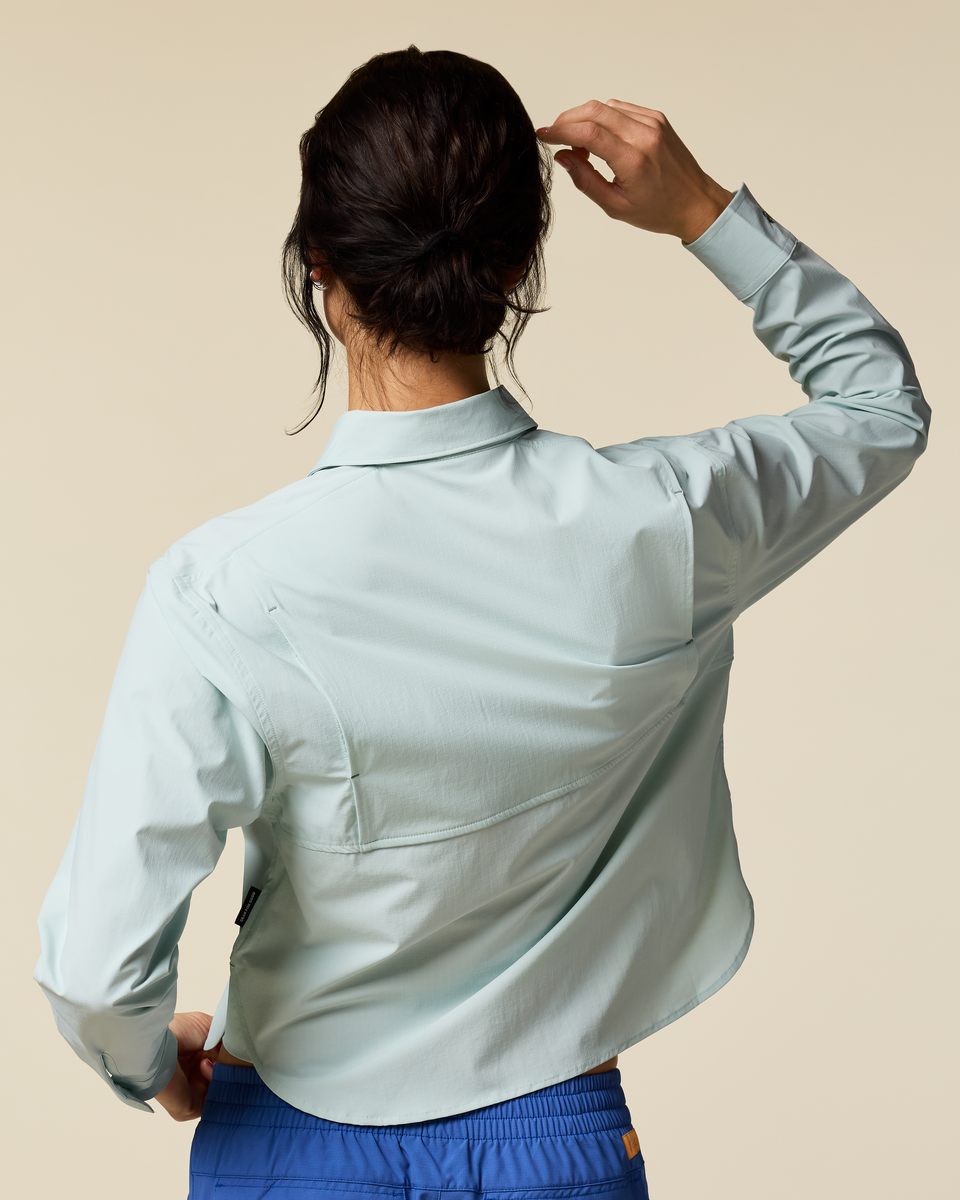 Solta Long-Sleeve Sun Shirt - Women's - Surf - US 9497