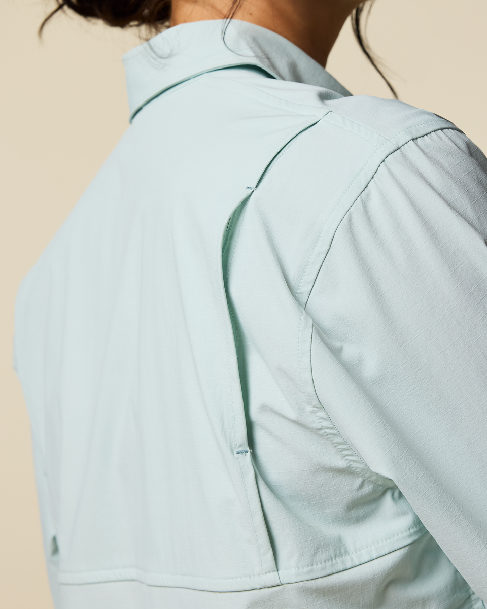 Solta Long-Sleeve Sun Shirt - Women's - Surf - US 9497