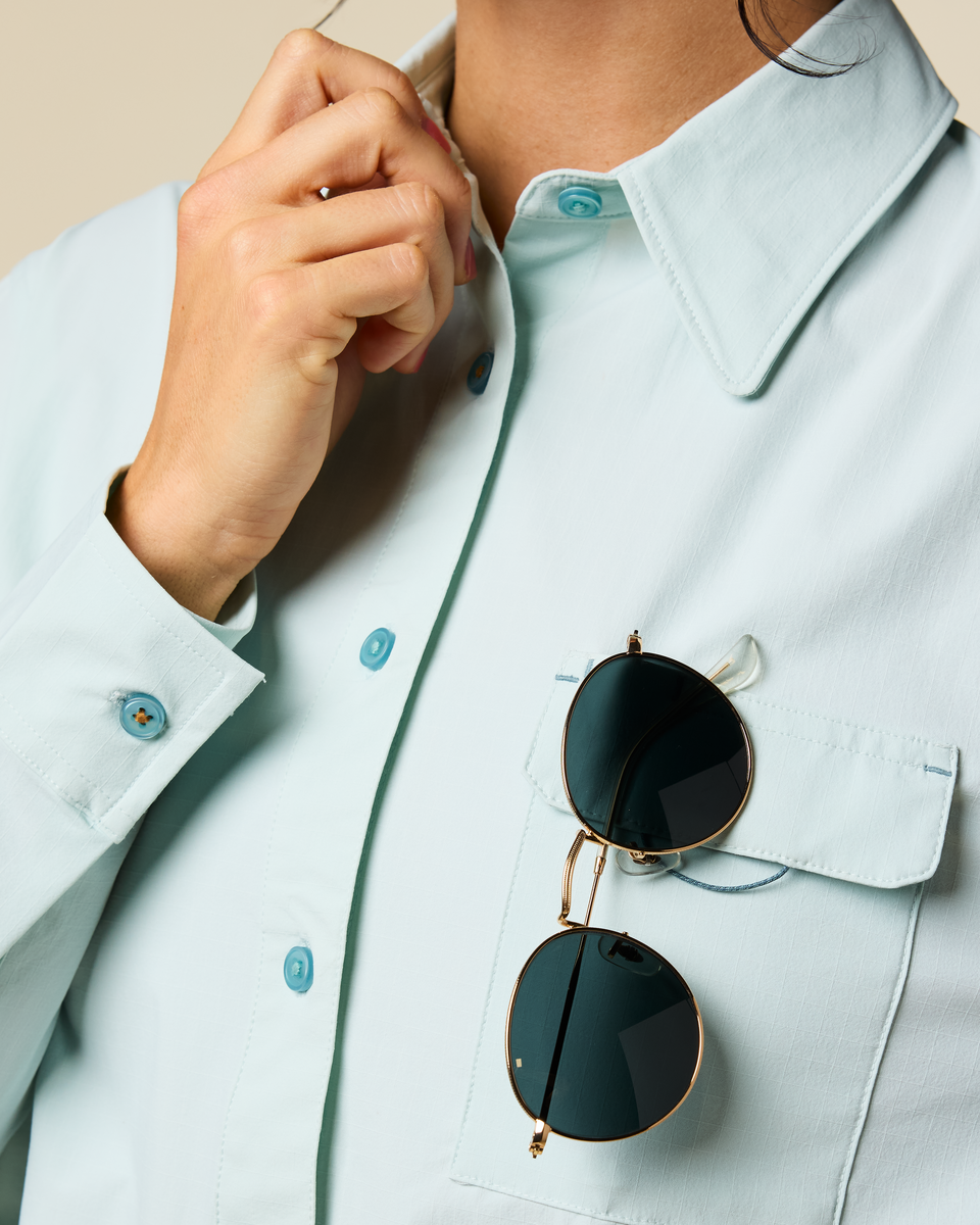Solta Long-Sleeve Sun Shirt - Women's - Surf - US 9497