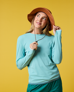 Sombra Long-Sleeve Sun Shirt - Women's - Tide Pool - US 1005