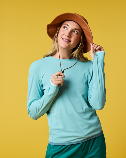 Sombra Long-Sleeve Sun Shirt - Women's - Tide Pool - US 1005