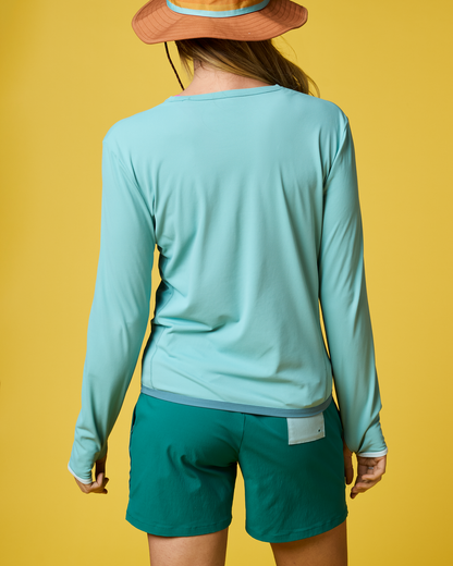 Sombra Long-Sleeve Sun Shirt - Women's - Tide Pool - US 1005