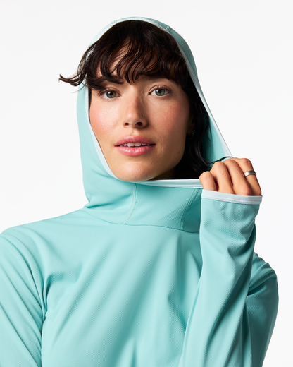 Sombra Sun Hoodie - Women's - Tide Pool - US 6656
