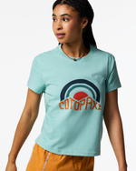 Sunset Embers T-Shirt - Women's - Tide Pool - US 2669