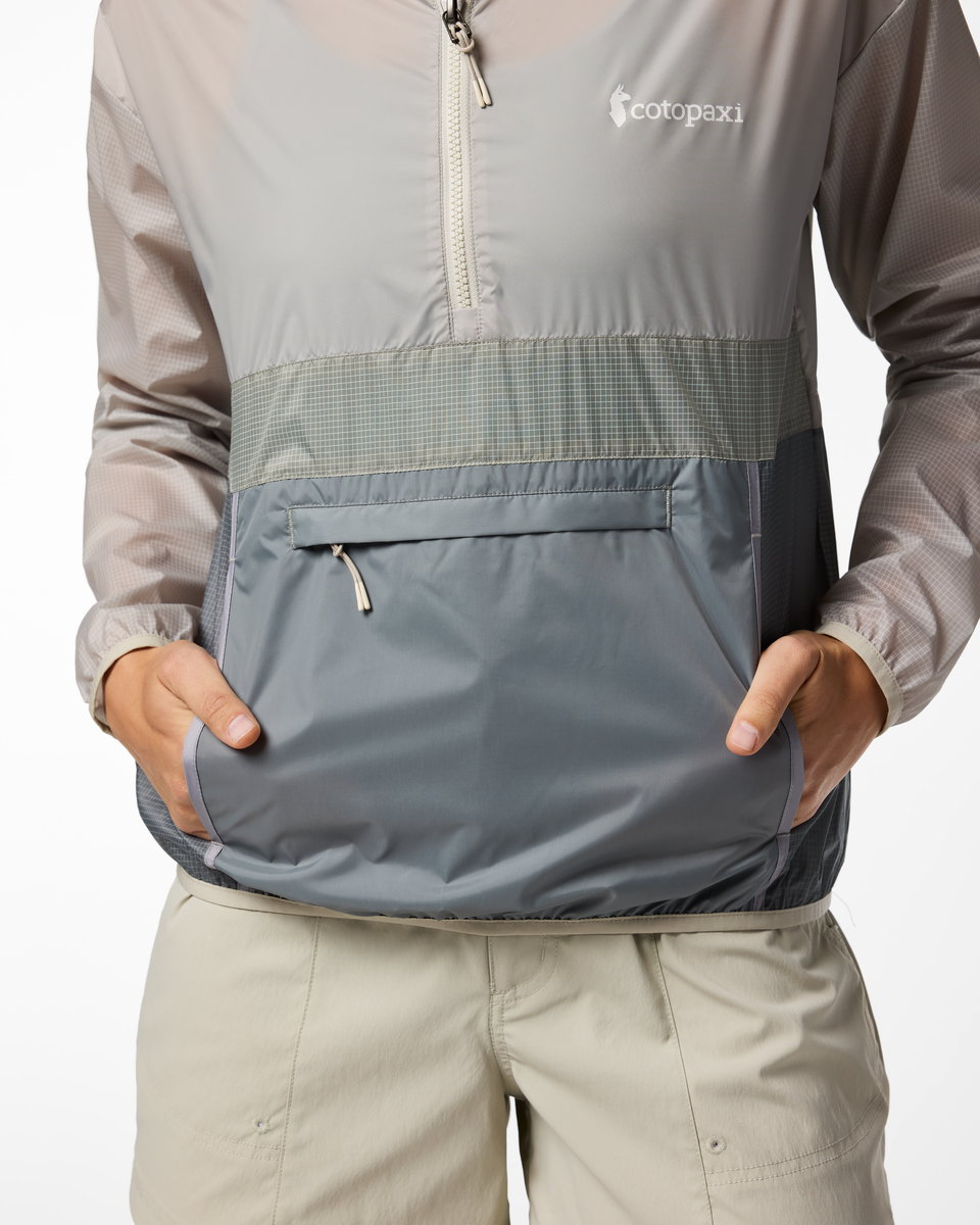 Teca Half-Zip Windbreaker - Women's - Looks Like Rain - US 1345