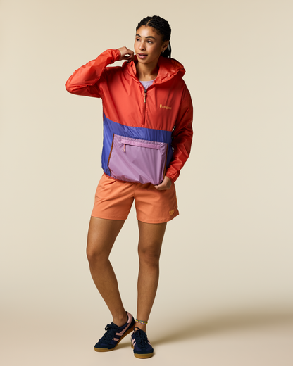 Teca Half-Zip Windbreaker - Women's - Smell the Begonias - US 6889