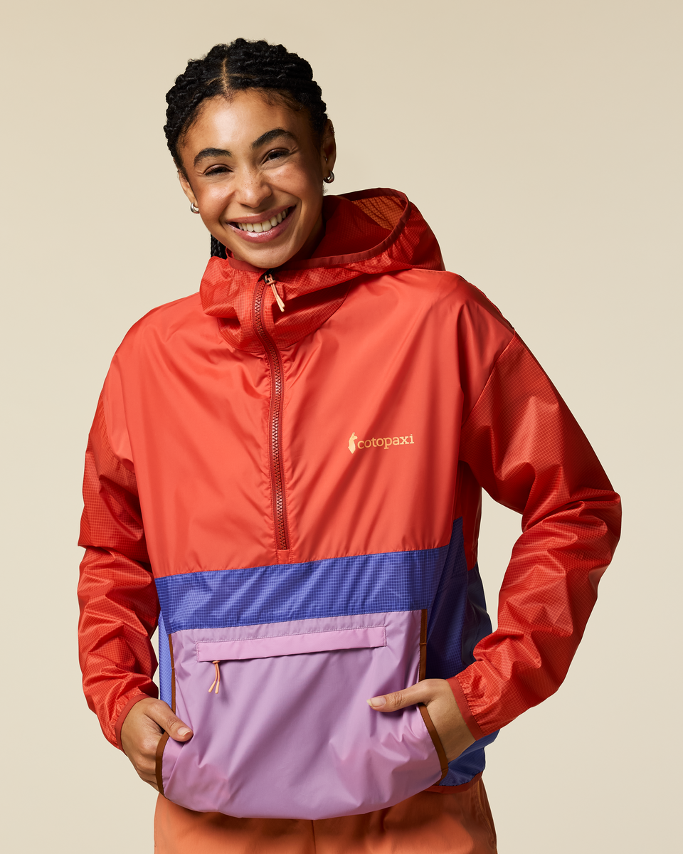Teca Half-Zip Windbreaker - Women's - Smell the Begonias - US 6889