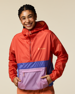 Teca Half-Zip Windbreaker - Women's - Smell the Begonias - US 6889