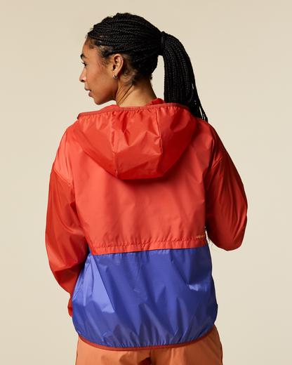 Teca Half-Zip Windbreaker - Women's - Smell the Begonias - US 6889